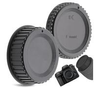 TECHZOCO Coperchio anteriore e coperchio posteriore dell'obiettivo, compatibile con Nikon D7500 D7200 D7100 D7000 D5600 D5300 D5200 D5100 D3500 D3400 D3300 D3200 D3100 D8555 0 D81 0 D800 D750 D600