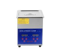 TECJHJZ Macchina per la pulizia a ultrasuoni, capacità 1,3 l, sgrassante, pulitore per parti, timer bagno, scatola in acciaio inox, per occhiali, orologi, orecchini