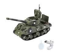 TECKEEN 1:35 Lega SWWII USA M4 Sherman Medium Tank Military Science Exhibition Model