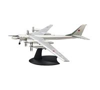 TECKEEN Alloy Tupolev Tu-95 Bear Type Strategic Bomber Aircraft Model Aircraft Model 1: 200 Modello Simulazione Modello di Mostra Scienza