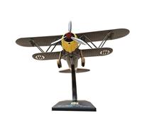 TECKEEN Lega WWII Italiano FIAT CR.42 Falco Biplano Fighter Aircraft Modello 1:72 Simulazione Scienza Exhibition Model