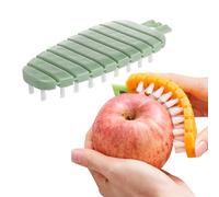 TECKI 2 Pezzi Spazzola per Verdure Curva, Pennello per Frutta, Spazzole per Pulire Frutta e Verdura, Utensili da Cucina, Pulisci Facilmente Lo Sporco dalle Bucce degli Ortaggi A Radice