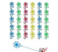 TECKI Colorato Sticky Hands Giocattoli - Gadget Divertenti per Halloween, Alta Elasticità, Colori Assortiti, Lavabili, Riutilizzabili, Gadget Compleanno Bambini(30 Pezzi)