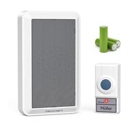 TECKNET Campanello senza fili a batteria, 130 dB, impermeabile IP65, kit campanello con portata di 400 m, 38 melodie a 4 livelli di volume per ipoudenti o anziani