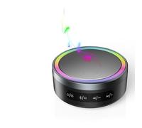 TECKNET Campanello Senza Fili da Esterno Impermeabile IP66, Campanello Wireless Portatile Ricaricabile RGB con Cassa Altoparlante Bluetooth, Portata 400M, 5 Livelli Volume 60 Melodie