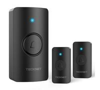 TECKNET Campanello Senza Fili IP65 Impermeabile 400m per Casa