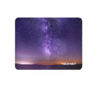 TECKNET L Tappetino Mouse, 270x210x3mm Gaming Mouse Pad, Superficie di Tessuto Impermeabile, Tracciamento Fluido e Preciso, Tappetini Mouse per Computer PC Laptop, Base in Gomma Antiscivolo