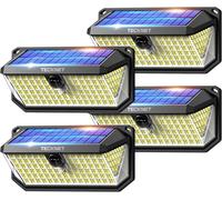 TECKNET Luce Solare LED Esterno, 416 Faretto LED da Esterno Solare con Sensore d