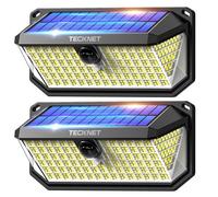 TECKNET Luce Solare LED Esterno 416 Faretto LED da Esterno Solare con Sensore di