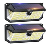 TECKNET Luce Solare LED Esterno, 495 LED, Illuminazione a 300°