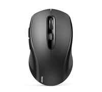 TECKNET Mouse Bluetooth, 4000 DPI Mouse Wireless Portatile, 3 Modalità(BT5.0/3.0+2.4G), Mouse Ottico Wireless Ergonomico per Laptop, MacBook, PC, Windows, Android(Nero)