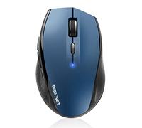 TECKNET Mouse Bluetooth, Mouse Wireless 3200 DPI, Durata Batteria 24 Mesi, Wireless Bluetooth 6 Livello DPI Regolabile con Indicatore di Batteria per PC Mac