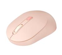 TECKNET Mouse Bluetooth, Mouse Wireless con 3 Modalità (BT5.2/3.0 e 2.4G), 1600 DPI Ottico Silenzioso Mouse Senza Fili Compatibile con PC, Mac, laptop, iPad,Portatile, Rosa