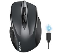 TECKNET Mouse Bluetooth Ricaricabile Multi dispositivo Mouse Wireless Silenzioso