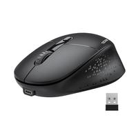TECKNET Mouse Bluetooth, ricaricabile senza fili, nero