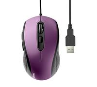 TECKNET Mouse Con Filo, 6400 DPI Ottico USB, 6 Pulsanti & 1.5M Cavo, Ergonomico per PC, Laptop, Portatile, Ufficio