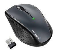 TECKNET Mouse Senza Fili 3200DPI 2.4G Mouse Wireless 6 DPI Regolabile Mouse Ottico Wireless con 6 Tasti Mouse Senza Fili per PC Laptop Windows MacMacBook Linux