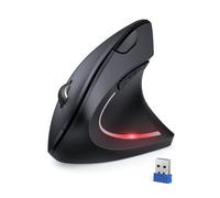 TECKNET Mouse Verticale, 4800 DPI Mouse Wireless Ergonomico, Protegge Il Braccio