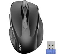 TECKNET Mouse Wireless Pro 2.4G Mouse Senza Fili Ergonomico 2600 DPI con