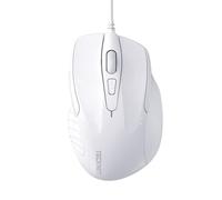 TECKNET PRO Mouse Ottico Cablato, 6400 DPI, 6 Pulsanti, Cavo USB 1.5M, Plug and Play, Ergonomico con Filo per PC, Computer, Laptop, Mac Laptop - Bianco