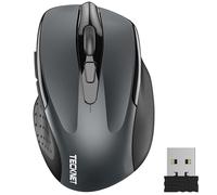 TECKNET PRO Mouse Senza Fili 2600 DPI Mouse Wireless Ergonomico 2,4G Ottico con