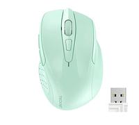 TECKNET PRO Mouse Senza Fili, 4000 DPI Mouse Wireless Ergonomico, 2,4G Mouse Ottico con Ricevitore Nano USB, 6 Pulsanti, Durata di Vita di 24 Mesi Compatibile con PC, Mac, Laptop