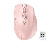 TECKNET PRO Mouse Senza Fili, 4000 DPI Mouse Wireless Ergonomico, 2,4GHz Ottico con Ricevitore Nano USB, 6 Pulsanti, Durata di Vita di 24 Mesi Compatibile con PC, Mac, Laptop