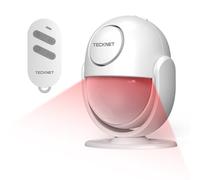 TECKNET Rilevatore di movimento, allarme di movimento, sensore di movimento con telecomando, 125 dB, allarme antifurto per appartamenti, roulotte, garage, uffici, appartamenti, automobili e