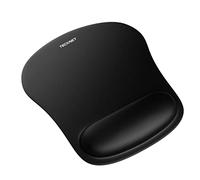TECKNET Tappetino Mouse con Poggiapolsi, Gaming Mouse Pad Ergonomico con Memory Foam, Tocco Morbido e Impermeabile, Tappetini Mouse Supporto per Computer, Ufficio, Base di Gomma Antiscivolo
