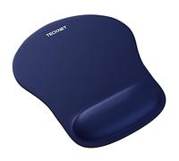 TECKNET Tappetino Mouse con Poggiapolsi, Gaming Mouse Pad Ergonomico con Memory Foam, Tocco Morbido e Impermeabile, Tappetini Mouse Supporto per Computer, Ufficio, Base di Gomma Antiscivolo
