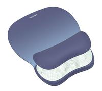 TECKNET Tappetino Mouse, Tessuto Impermeabile, Base in PU Antiscivolo, Tappetino Mouse Poggiapolsi per Ufficio/Casa (Gradiente Blu)