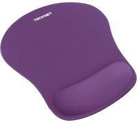 TECKNET Tappetino per mouse con cuscino in gel, impermeabile, ergonomico, comodo, per ufficio, con imbottitura per polsi, per tutti i mouse, computer, laptop, viola