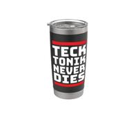 Tecktonik Never Dies - Cultura stile danza metà anni 2000 Bicchiere termico in acciaio inox doppia parete