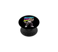 Tecktonik T-Rex Moves - Dinosauro danzante degli anni 2000 PopSockets PopGrip Adesivo