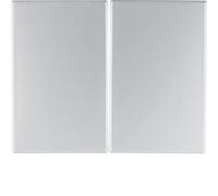 Tecla doble, K.5, aluminio