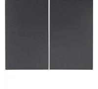 Tecla doble series berker K.x de hager, antracita