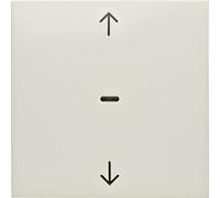 Tecla simple de persianas berker.Net, para series berker S.1/ B.3/ B.7 de hager, blanco brillo