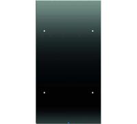 Teclado berker Touch Sensor confort 2 fases, serie berker R.3 de hager, negro