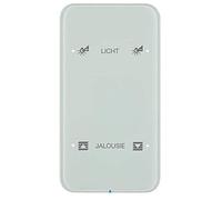 Teclado berker Touch Sensor confort configurado, 2 fases, serie berker R.1 de hager, blanco polar