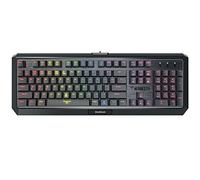 TECLADO GAMING GAMDIAS HERMES P3 - 105 TECLAS PERFIL BAJO - 100HZ - SOFTWARE GAMDIAS HERA - RETROILUMINADO RGB - LONGITUD CABLE 1.5M