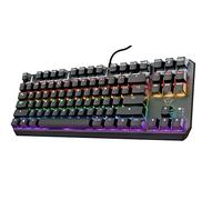 TECLADO (INGLES) TRUST GXT 834 CALLAZ USB QWERTY ENGLISH BLACK