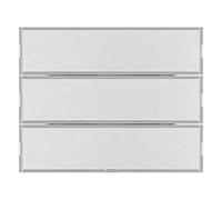 Teclado KNX 3 fases, series berker K.x de hager, aluminio