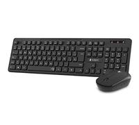 SUBBLIM SUBKBC-CSSW10 tastiera Mouse incluso Universale RF Wireless QWERTY Spagnolo Nero