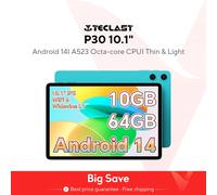 Teclast P30 Tablet Android 14 da 10,1 pollici IPS A523 Octa-core Max 10 GB RAM 64 GB ROM Tablet PC Jack da 3,5 mm Semplificato Rainland Tablet and Case