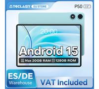 Teclast P50 Tablet Android 14 11"IPS Max 14GB RAM 128GB ROM Unisoc T606 8 core 13MP Fotocamera 8000mAh Type-C 4G LTE SempliV Rheinland