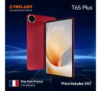 Teclast T65 Plus Tablet Android 15 13,4" 120Hz IPS 20GB RAM (8GB+12GB) 256GB ROM 10000mAh Doppia 4G TLE GPS 13MP AI Camera T65Plus