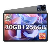TECLAST T65MAX Tablet 13 Pollici 2.2GHz Helio G99 Octa-Core Gaming Tablet Android 15, Dual SIM 4G LTE+5G WiFi, 20GB RAM+256GB ROM(TF 8TB)10000mAh 18W PD/4 Altoparlanti/Widevine L1/13MP/BT5.2/GPS, 2025