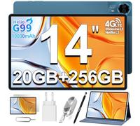 TECLAST T70 Tablet 14 Pollici Helio G99 Gaming Tablets, 2.2GHz Octa-Core, 20GB RAM+256GB ROM(TF 8TB), 10000mAh/18W, Dual SIM 4G LTE+5G WiFi, Android Tablet con Custodi Penna, Widevine L1/GPS/13MP/OTG