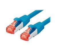 Tecline 71503B - Cavo Ethernet categoria 6 con Antipiega Stretto (3 m), Colore: Blu