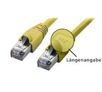 Tecline 71600Y - Cavo Dritto in Rame categoria 5E (0,5 m), Colore: Giallo